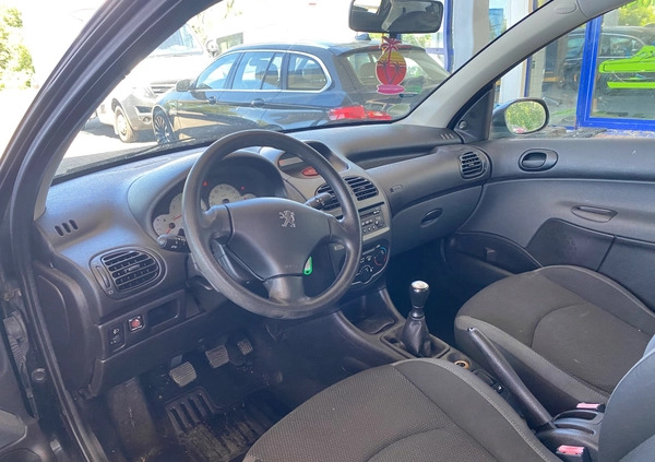 Peugeot 206 cena 7999 przebieg: 199500, rok produkcji 2008 z Grodzisk Wielkopolski małe 301